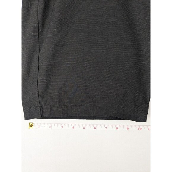 Travis Mathew Shorts Mens 36 Black Sand Harbour Flat Front Performance Golf - Picture 6 of 11